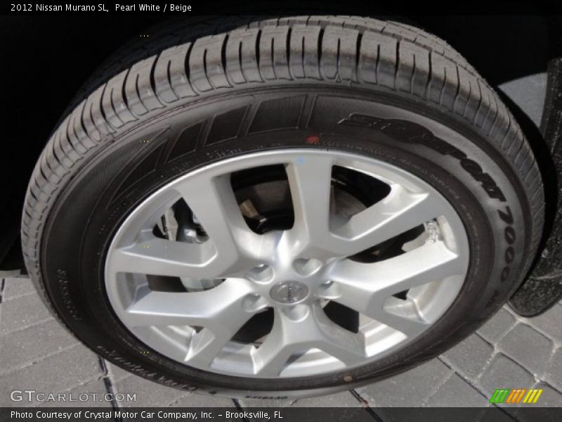 Pearl White / Beige 2012 Nissan Murano SL