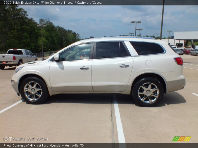 White Diamond Tricoat / Cashmere/Cocoa 2010 Buick Enclave CXL