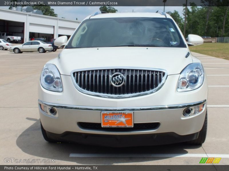 White Diamond Tricoat / Cashmere/Cocoa 2010 Buick Enclave CXL