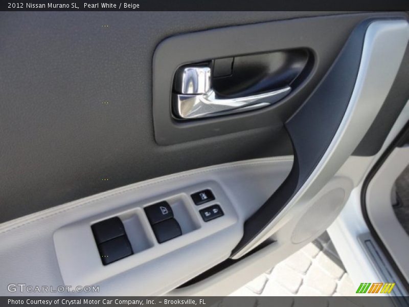 Pearl White / Beige 2012 Nissan Murano SL