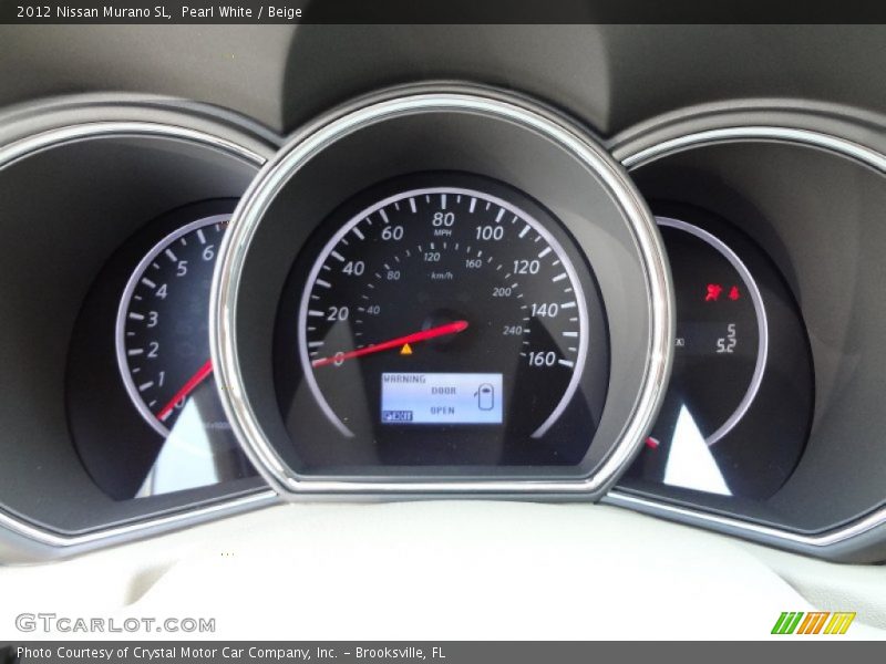 Pearl White / Beige 2012 Nissan Murano SL