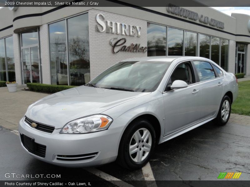 Silver Ice Metallic / Gray 2009 Chevrolet Impala LS