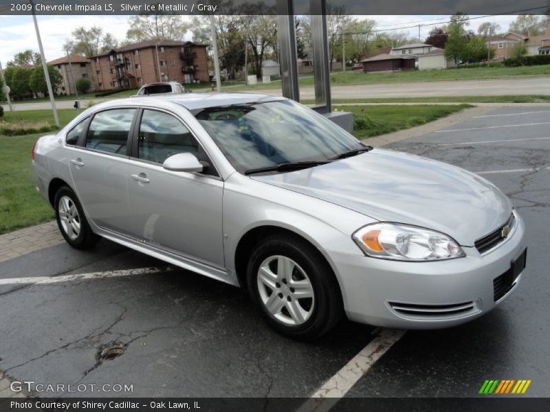 Silver Ice Metallic / Gray 2009 Chevrolet Impala LS