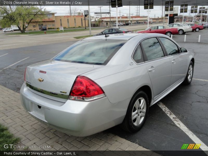 Silver Ice Metallic / Gray 2009 Chevrolet Impala LS