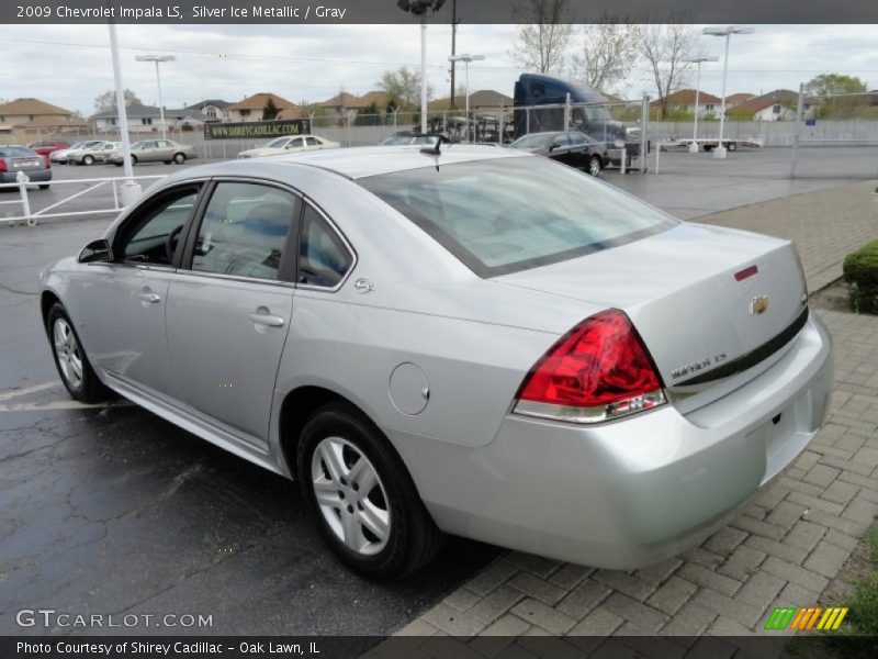 Silver Ice Metallic / Gray 2009 Chevrolet Impala LS
