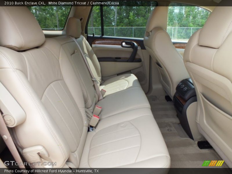 White Diamond Tricoat / Cashmere/Cocoa 2010 Buick Enclave CXL