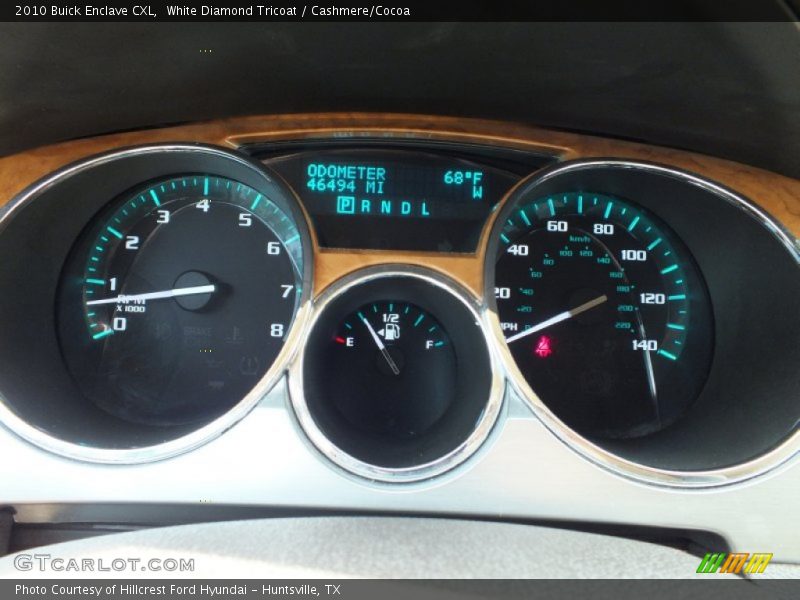 White Diamond Tricoat / Cashmere/Cocoa 2010 Buick Enclave CXL