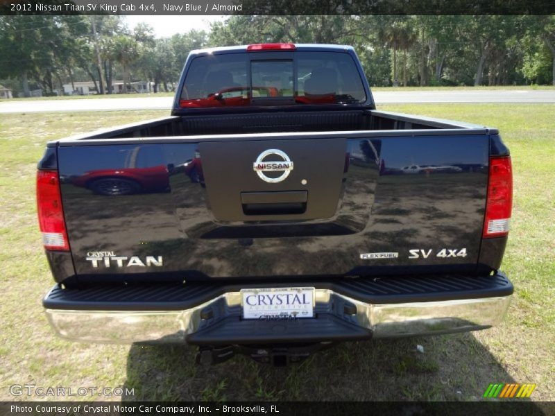 Navy Blue / Almond 2012 Nissan Titan SV King Cab 4x4