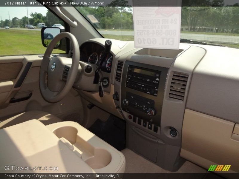 Navy Blue / Almond 2012 Nissan Titan SV King Cab 4x4