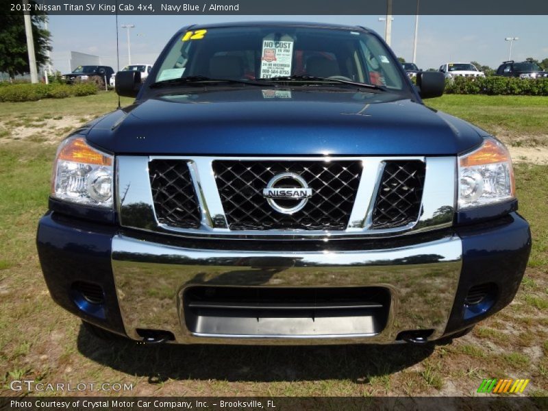 Navy Blue / Almond 2012 Nissan Titan SV King Cab 4x4