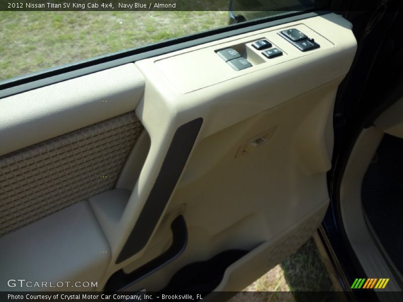 Navy Blue / Almond 2012 Nissan Titan SV King Cab 4x4