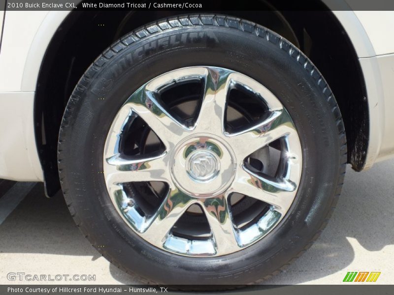 White Diamond Tricoat / Cashmere/Cocoa 2010 Buick Enclave CXL
