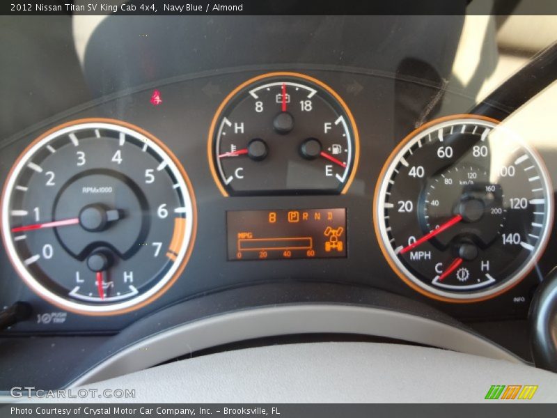  2012 Titan SV King Cab 4x4 SV King Cab 4x4 Gauges