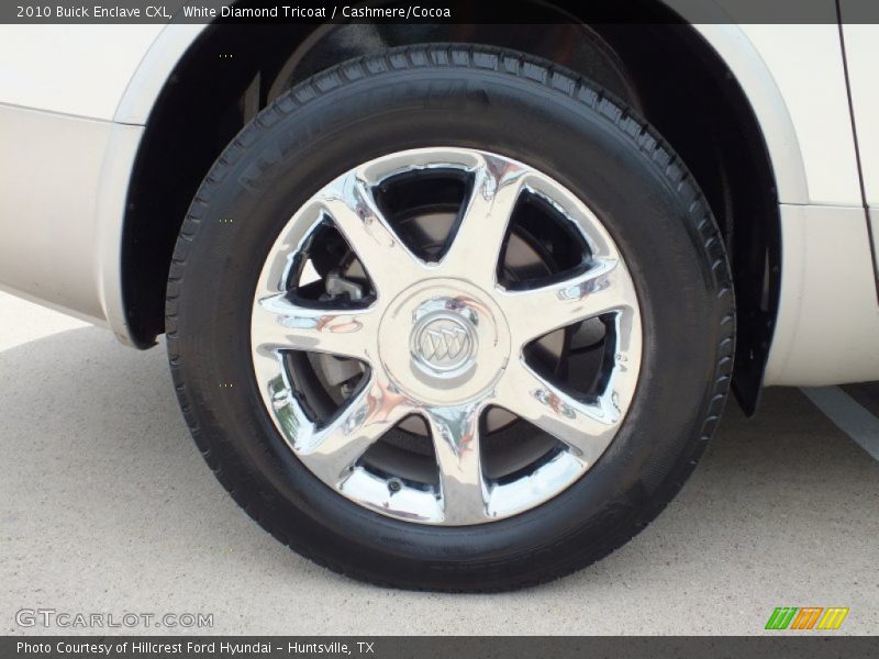 White Diamond Tricoat / Cashmere/Cocoa 2010 Buick Enclave CXL