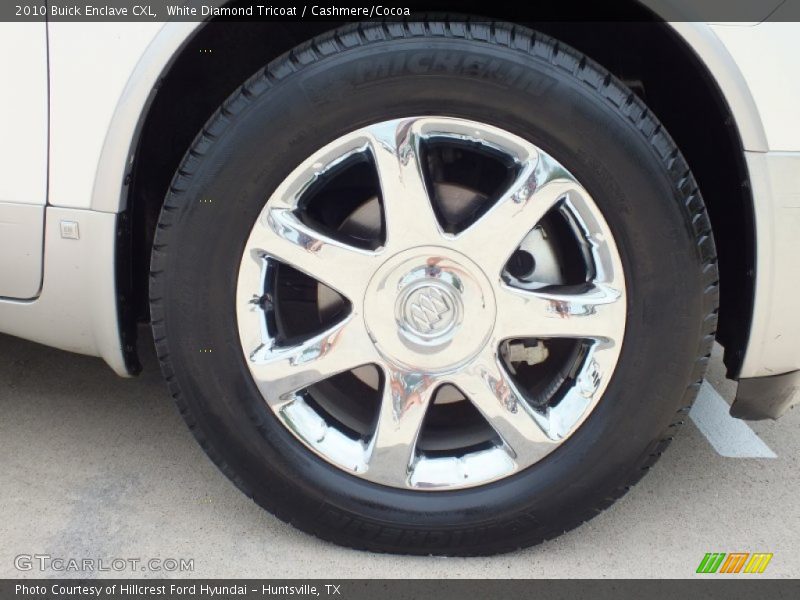 White Diamond Tricoat / Cashmere/Cocoa 2010 Buick Enclave CXL