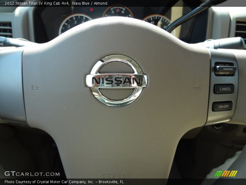 Navy Blue / Almond 2012 Nissan Titan SV King Cab 4x4