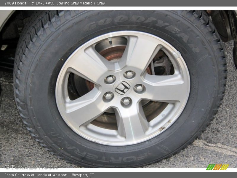 Sterling Gray Metallic / Gray 2009 Honda Pilot EX-L 4WD