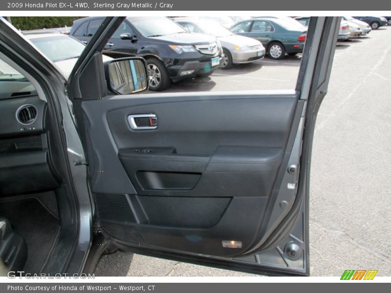 Sterling Gray Metallic / Gray 2009 Honda Pilot EX-L 4WD