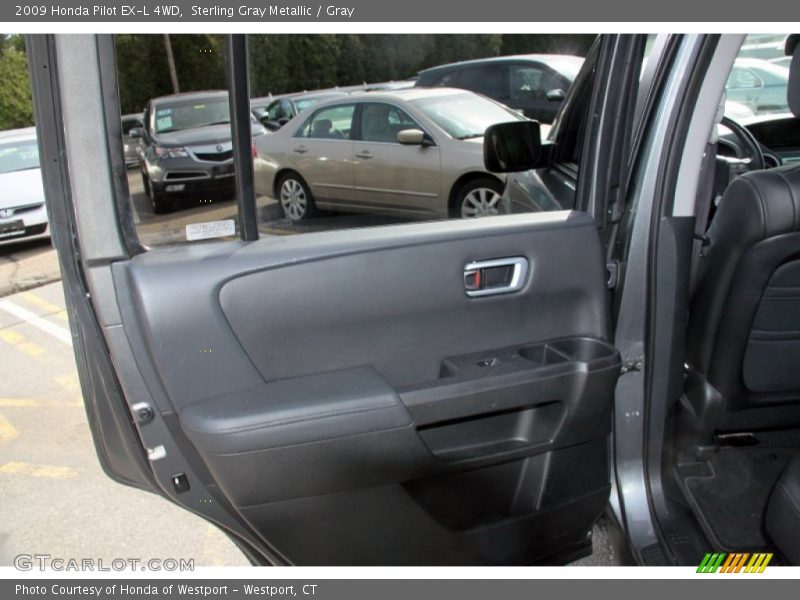 Sterling Gray Metallic / Gray 2009 Honda Pilot EX-L 4WD
