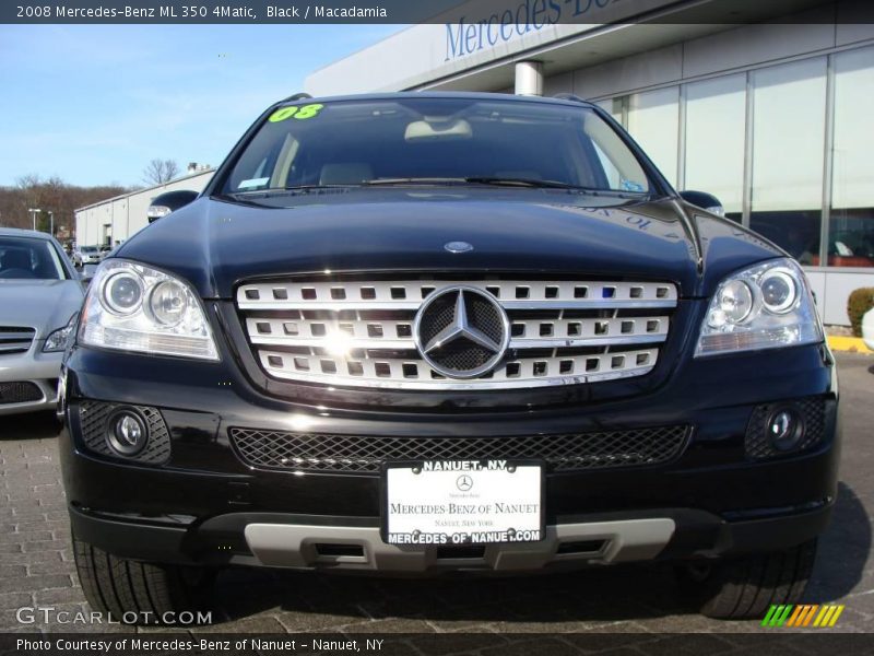 Black / Macadamia 2008 Mercedes-Benz ML 350 4Matic
