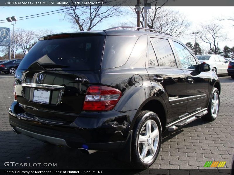 Black / Macadamia 2008 Mercedes-Benz ML 350 4Matic