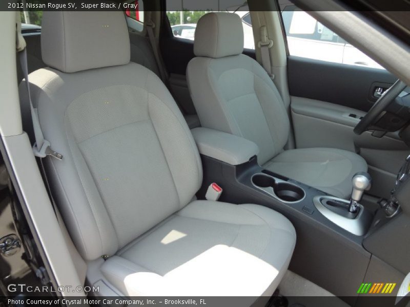 Super Black / Gray 2012 Nissan Rogue SV