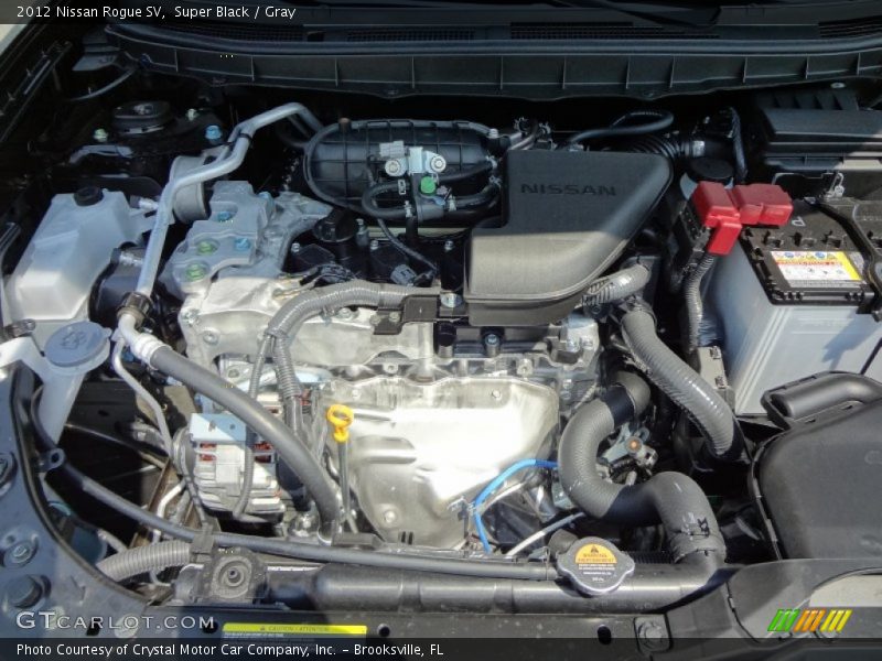 Super Black / Gray 2012 Nissan Rogue SV