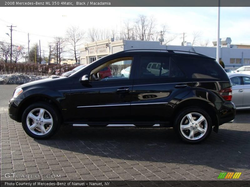 Black / Macadamia 2008 Mercedes-Benz ML 350 4Matic