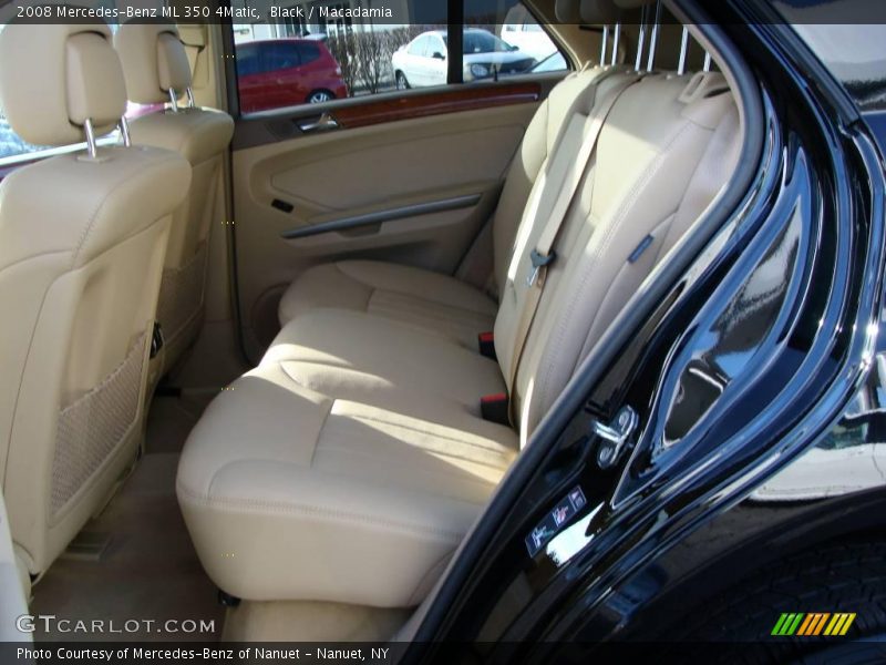 Black / Macadamia 2008 Mercedes-Benz ML 350 4Matic