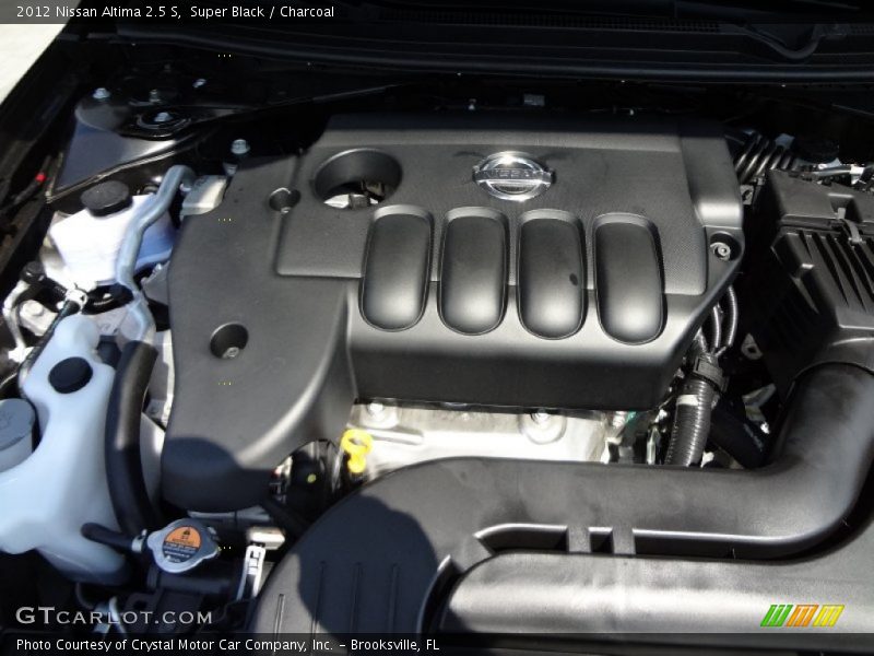 Super Black / Charcoal 2012 Nissan Altima 2.5 S
