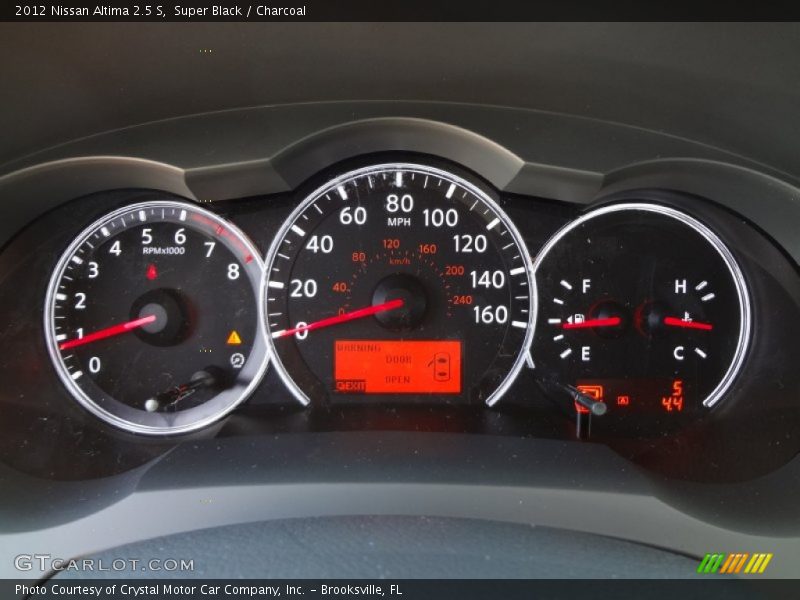 Super Black / Charcoal 2012 Nissan Altima 2.5 S