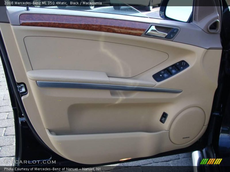 Black / Macadamia 2008 Mercedes-Benz ML 350 4Matic