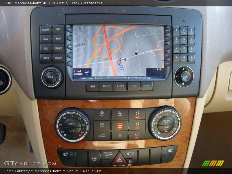 Black / Macadamia 2008 Mercedes-Benz ML 350 4Matic