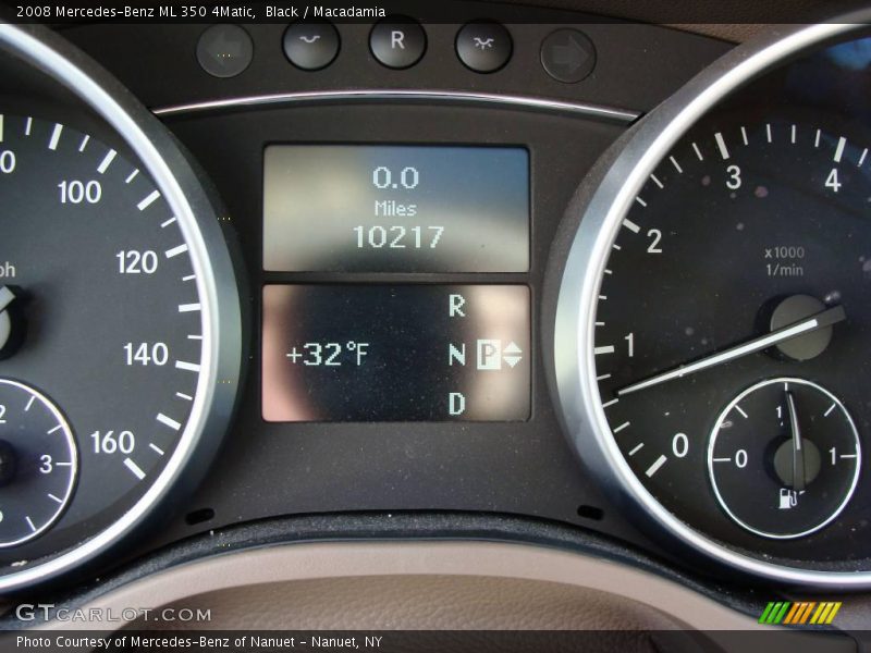 Black / Macadamia 2008 Mercedes-Benz ML 350 4Matic