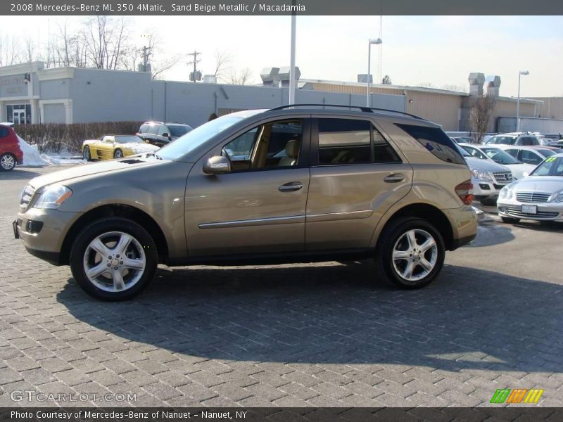 Sand Beige Metallic / Macadamia 2008 Mercedes-Benz ML 350 4Matic