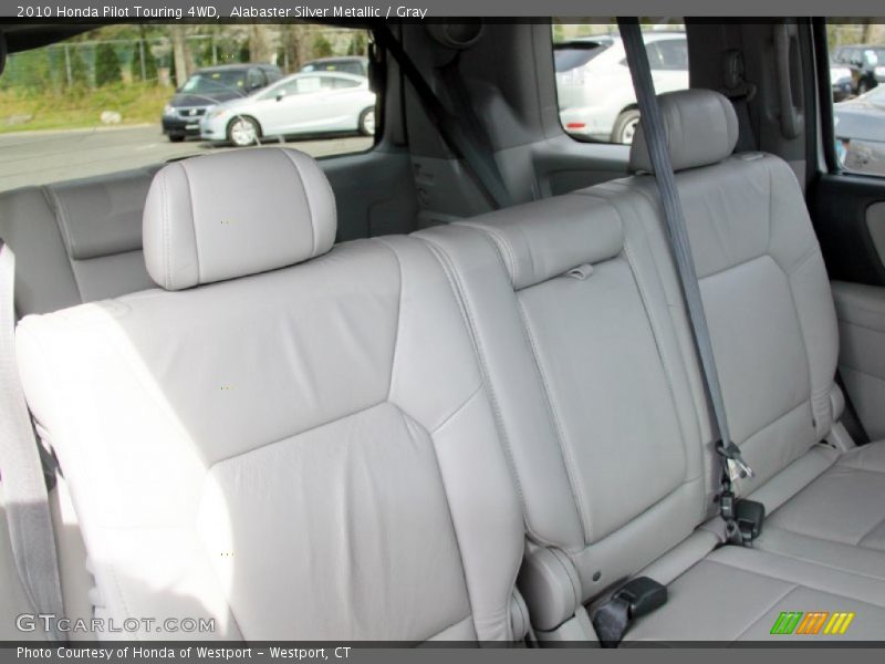 Alabaster Silver Metallic / Gray 2010 Honda Pilot Touring 4WD