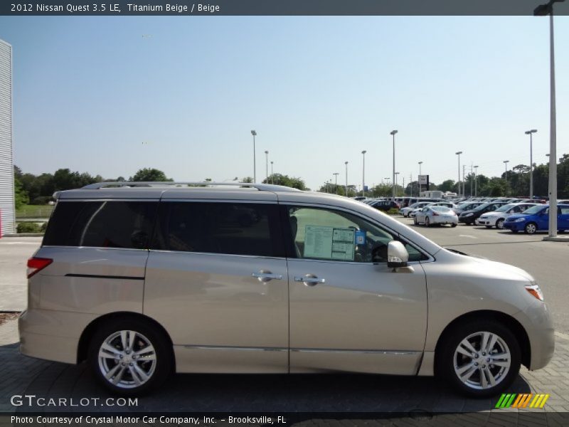  2012 Quest 3.5 LE Titanium Beige