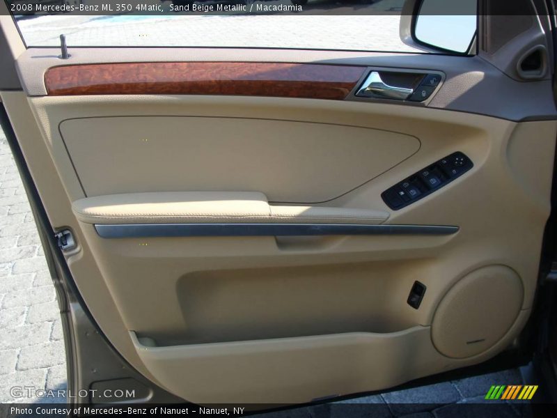 Sand Beige Metallic / Macadamia 2008 Mercedes-Benz ML 350 4Matic
