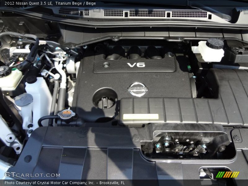 Titanium Beige / Beige 2012 Nissan Quest 3.5 LE