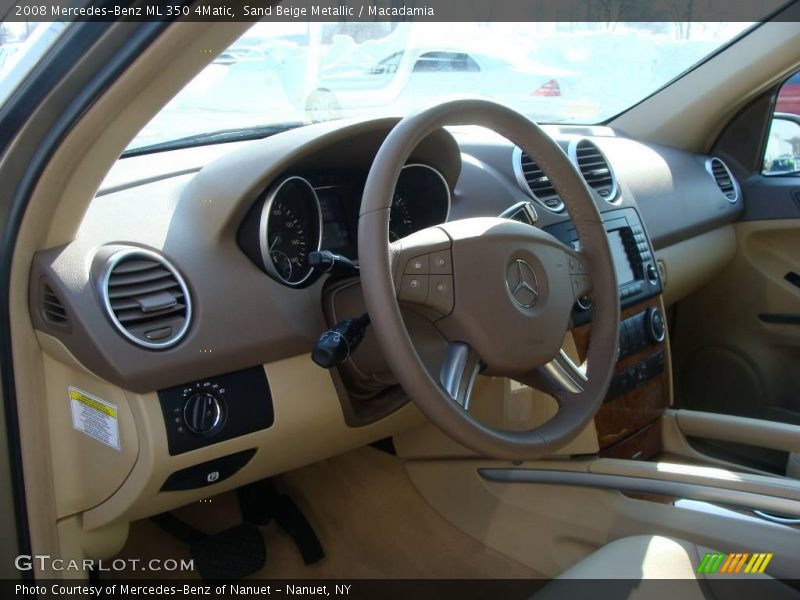 Sand Beige Metallic / Macadamia 2008 Mercedes-Benz ML 350 4Matic