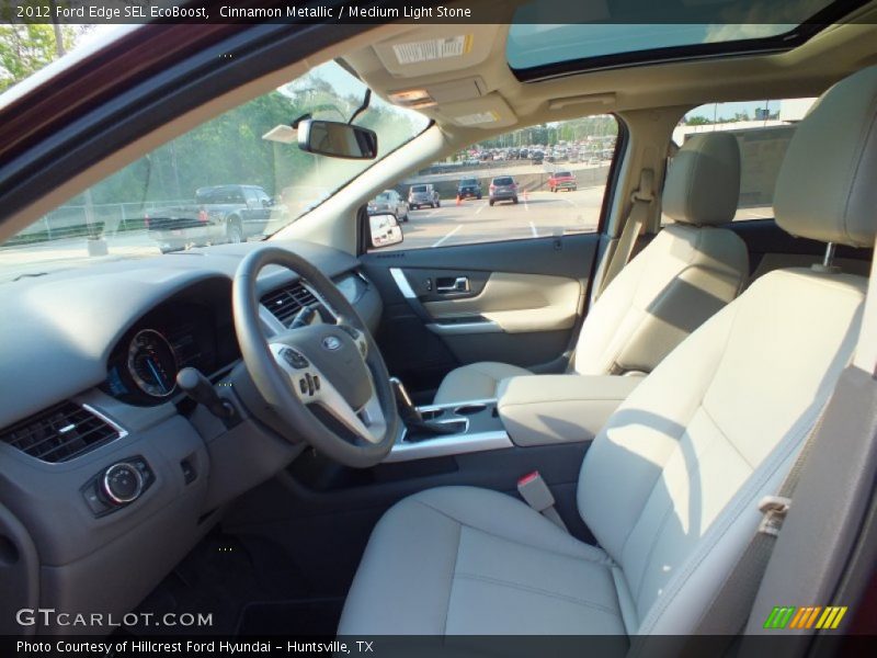Front Seat of 2012 Edge SEL EcoBoost