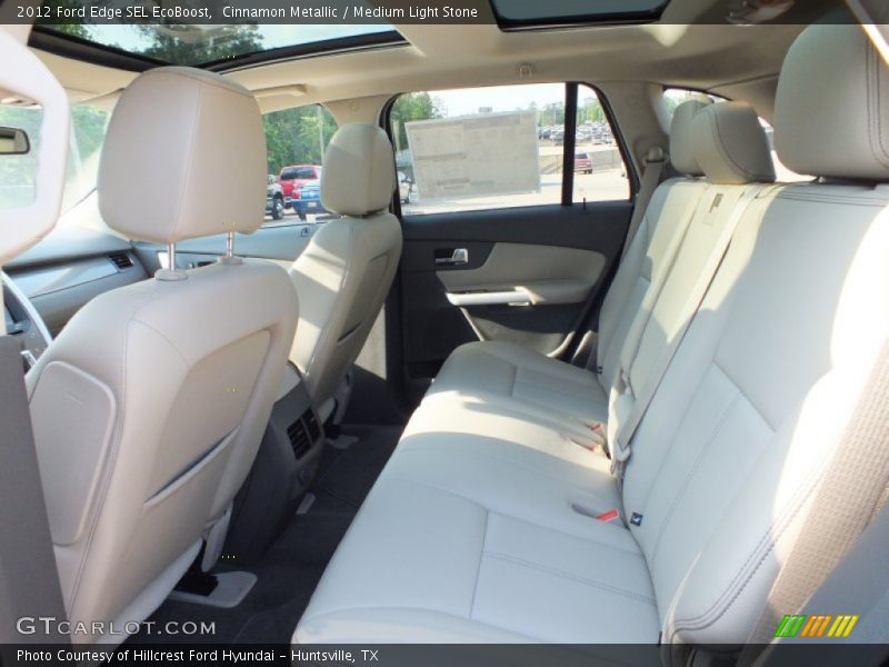 Rear Seat of 2012 Edge SEL EcoBoost