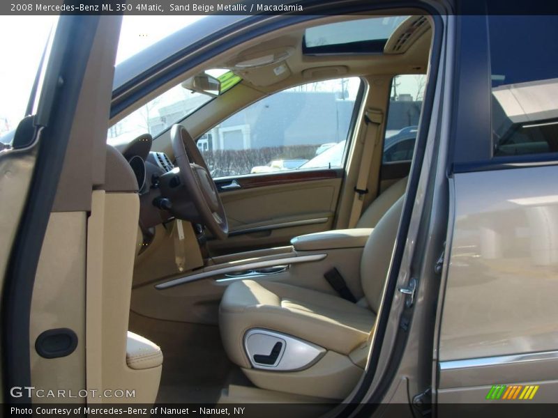 Sand Beige Metallic / Macadamia 2008 Mercedes-Benz ML 350 4Matic