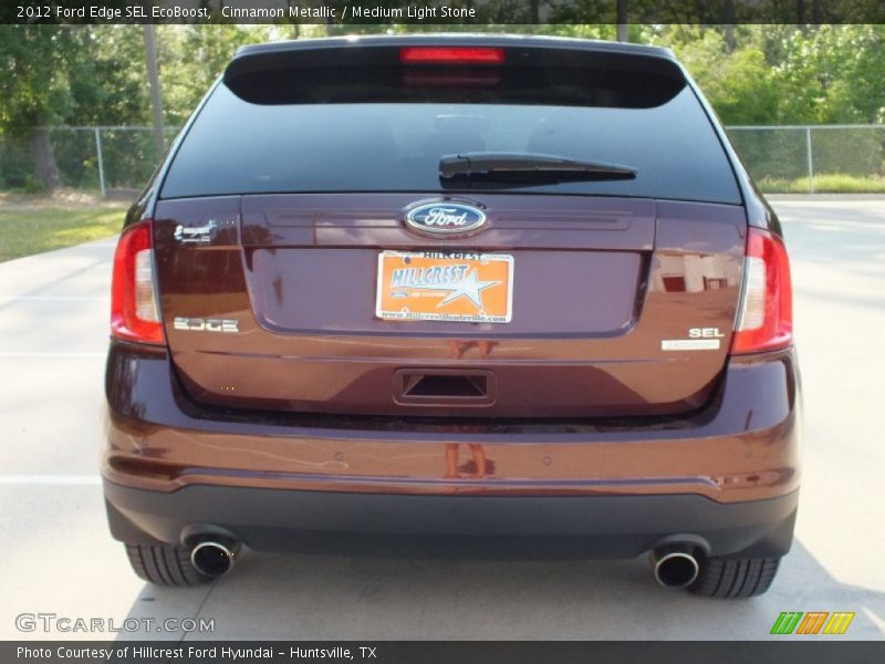 Cinnamon Metallic / Medium Light Stone 2012 Ford Edge SEL EcoBoost