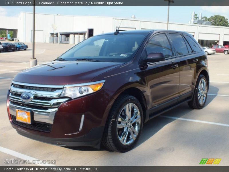 Cinnamon Metallic / Medium Light Stone 2012 Ford Edge SEL EcoBoost