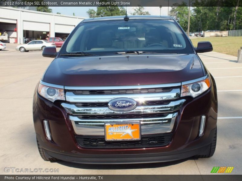 Cinnamon Metallic / Medium Light Stone 2012 Ford Edge SEL EcoBoost