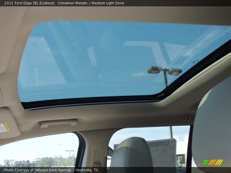 Sunroof of 2012 Edge SEL EcoBoost