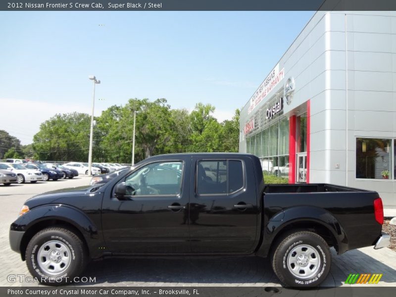 Super Black / Steel 2012 Nissan Frontier S Crew Cab