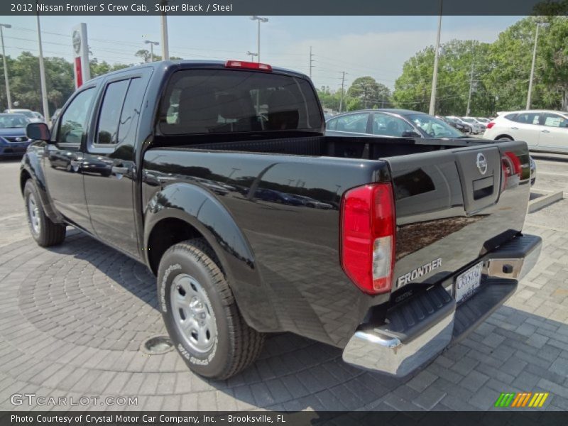 Super Black / Steel 2012 Nissan Frontier S Crew Cab