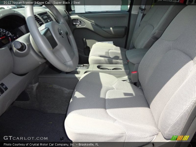 Super Black / Steel 2012 Nissan Frontier S Crew Cab